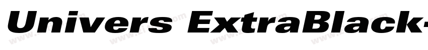 Univers ExtraBlack字体转换 Univers ExtraBlack字体转换
